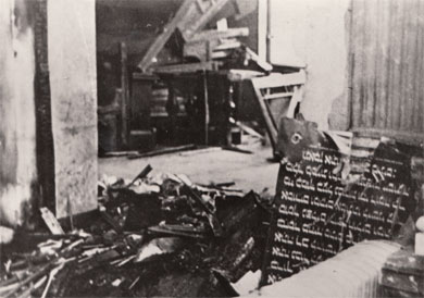 November Pogrom: Destruction of the Jewish cemeteries of Vienna.