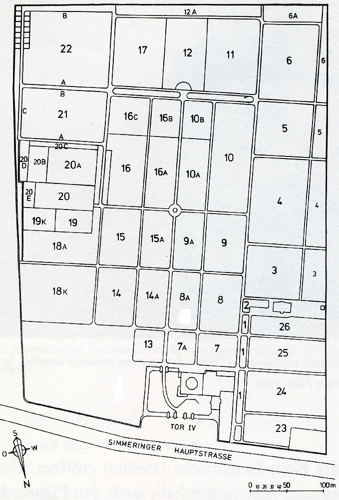 Wien Zentralfriedhof Map