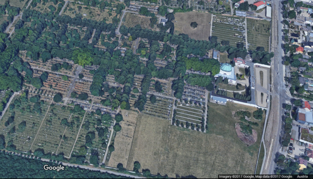 Vienna Central Cemetery (Wien Zentralfriedhof), Gate 4 -- Google